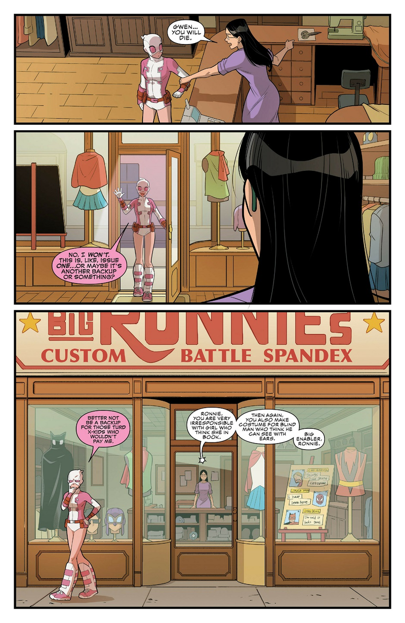 Illustration for article titled How The Unbelievable Gwenpool Deconstructs the Fourth Wall
